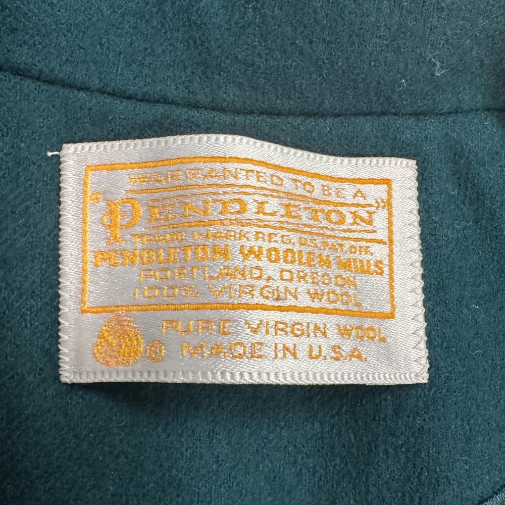 Dark Green Pendleton Blazer Jacket - image 5